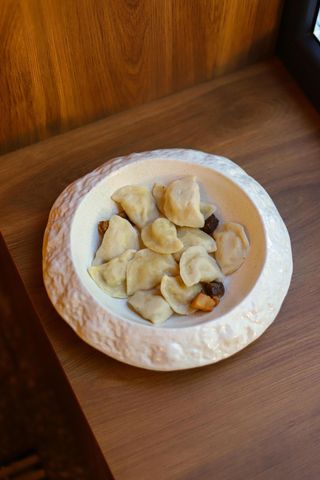 Вареники з лівером та шкварками (200/30г)