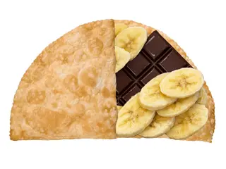 Чебурек з бананом та нутелою (160g)