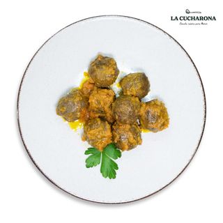 Albóndigas en salsa española - 250 gr - Comida casera fría