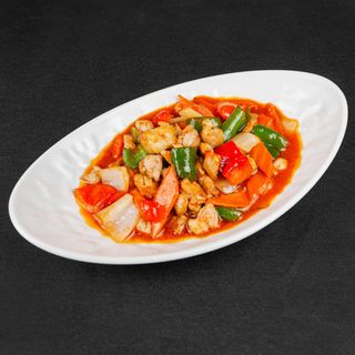 87- Pollo de la casa (picante)