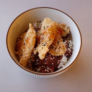 Чікен карі рис