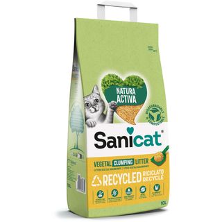 SANICAT Natura Activa grudvajući biljni posip za mačke, reciklirani, bez mirisa, (KOD PSANNATR010L31)