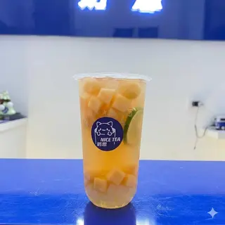 Tea fruit al melone 哈密瓜果茶