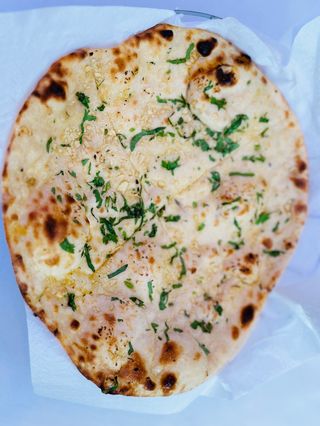 Garlic naan