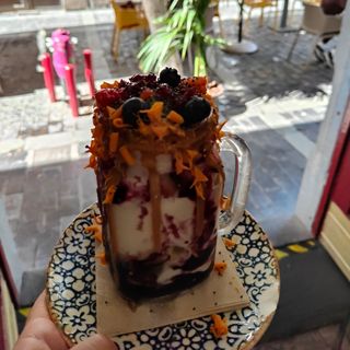 Jarra De Yogur Con Plátano