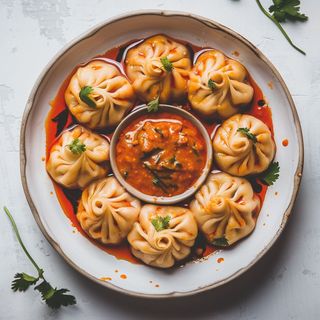 Schezwan Momo (Vegetable)