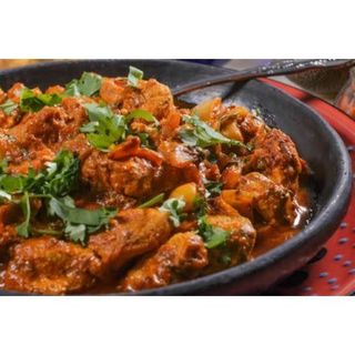 Chicken Tikka Sag Balti Dish