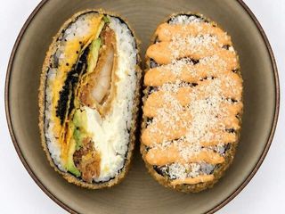 Sushi Burger krewetka w tempurze cheese