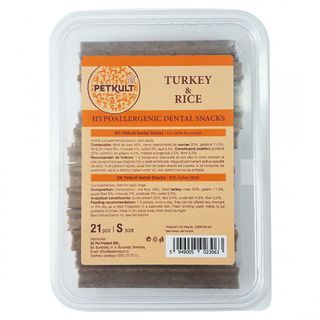 Recompense caini Petkult,Bat.Hipoalergenice, Curcan+Orez, 21 buc