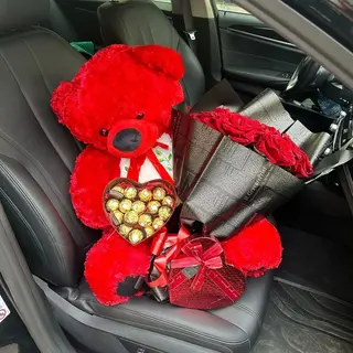 gift and flowers