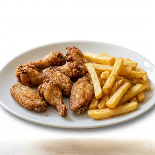 8 Wings + Chips