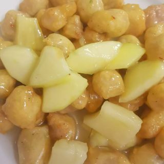 Maiale fritto in salsa agrodolce