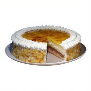 tarta de san marco de yema y piñones