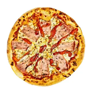 Pizza Jamón y Pimientos (26 Cm.)