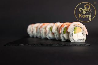 Philadelphia z krewetkami gotowanymi