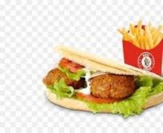 Menù panino falafel con birra