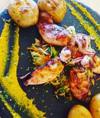 Lulas grelhadas Dose individual 