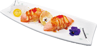 Nigiri De Salmón Flameado (2 Pzs.)