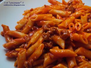 Macarrones Boloñesa 