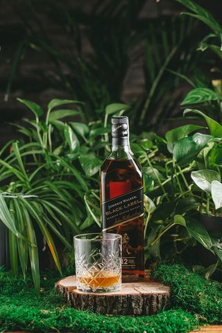 JOHNNIE WALKER BLACKLABEL  (50 мл.)  КУПАЖИРОВАННЫЙ