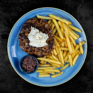 Gurmanska pljeskavica & pomfrit, 350g