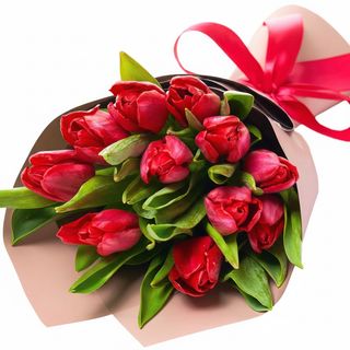 Букет"11 червоних тюльпанів"