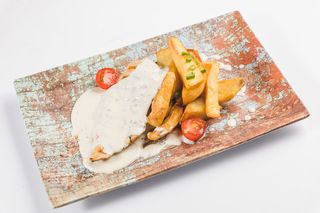 Petto di Pollo con Formaggi Blu/Piept de pui in sos branzeturi