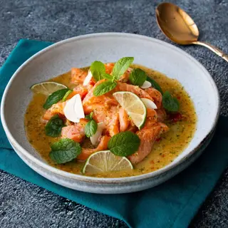 Fresh Salmon Thai Sashimi