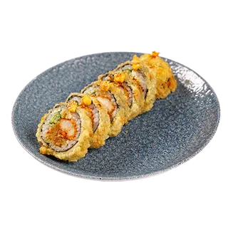 Chrupiące futomaki z kurczakiem i kimchi w tempurze 6 szt.