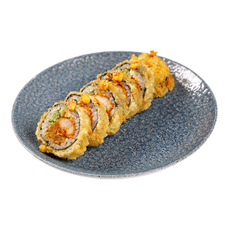 Chrupiące futomaki z kurczakiem i kimchi w tempurze 6 szt.