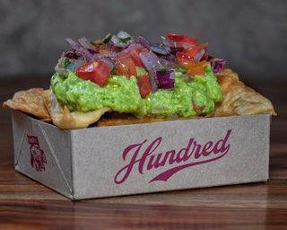 Nachos con guacamole