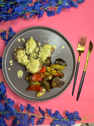 Медальйони зі свинини з овочами альденте 250гр