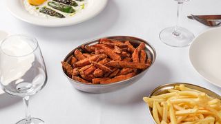 ტკბილი კარტოფილის ფრი 