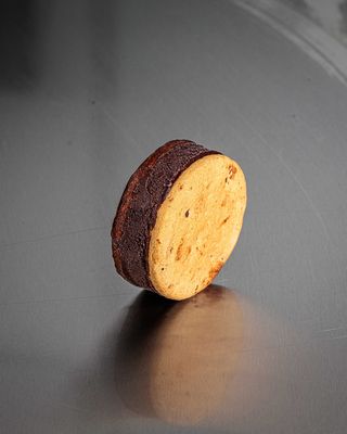 Biscotto gelato piccolo al cioccolato fondente