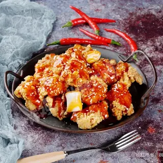 鸡米花 chiken popcor coreano