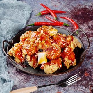 鸡米花 chiken popcor coreano