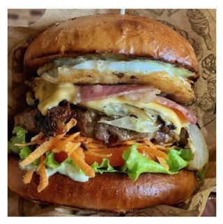 Hambúrguer D'Mar (com batata frita)