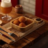 კარტოფილის ბურთები სულგუნით