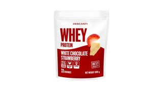 Whey protein bela cokolada jagoda 500g