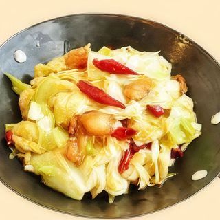 92 repollo parrillado en olla seca