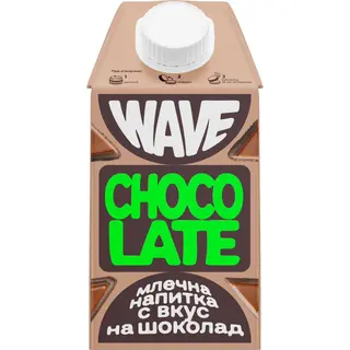 Плодово прясно мляко Wave Шоколад