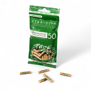 Filtry z węglem aktywnym Purize Xtra Slim 6mm Organic (50 sztuk)