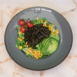 Salada de Abacate E Cogumelos