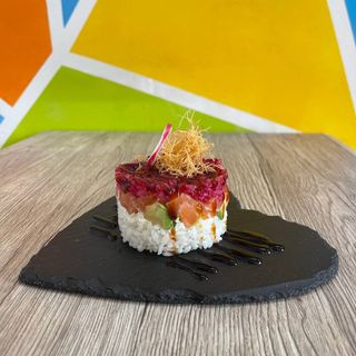 sushi burger rainbow
