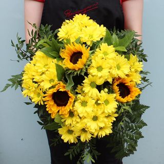 Ramo de Girasoles y Margaritas M