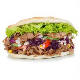 Kebab Pita Normal De Carne De Pollo