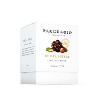 Rocas de Chocolate Negro Pancracio