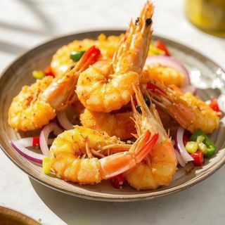 Langostino con sal y pimienta