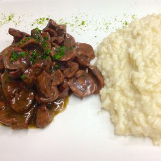 Risotto con rognoncino