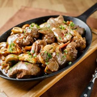 Пилешки Дробчета с лук 